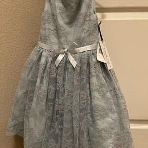 Pippa & Julie Light Blue Lace Dress